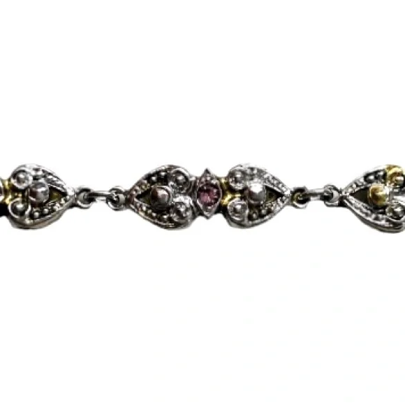 VNT Avon Bundle Heart Shape Link Bracelet with perfume bottle - Picture 8 of 9